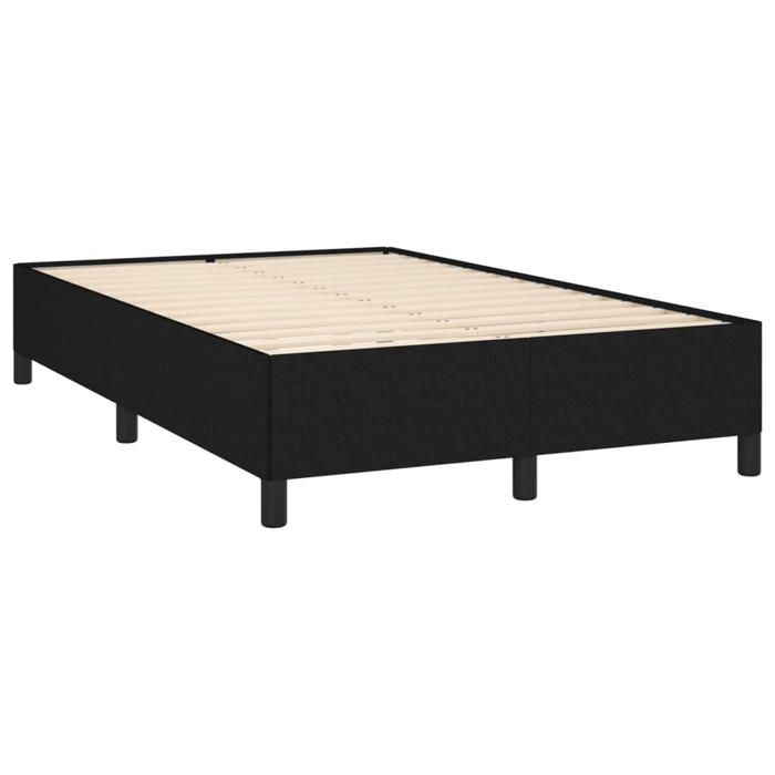 VidaXL Bed Frames Without Mattress Black 120x190 Cm Fabric 3269633
