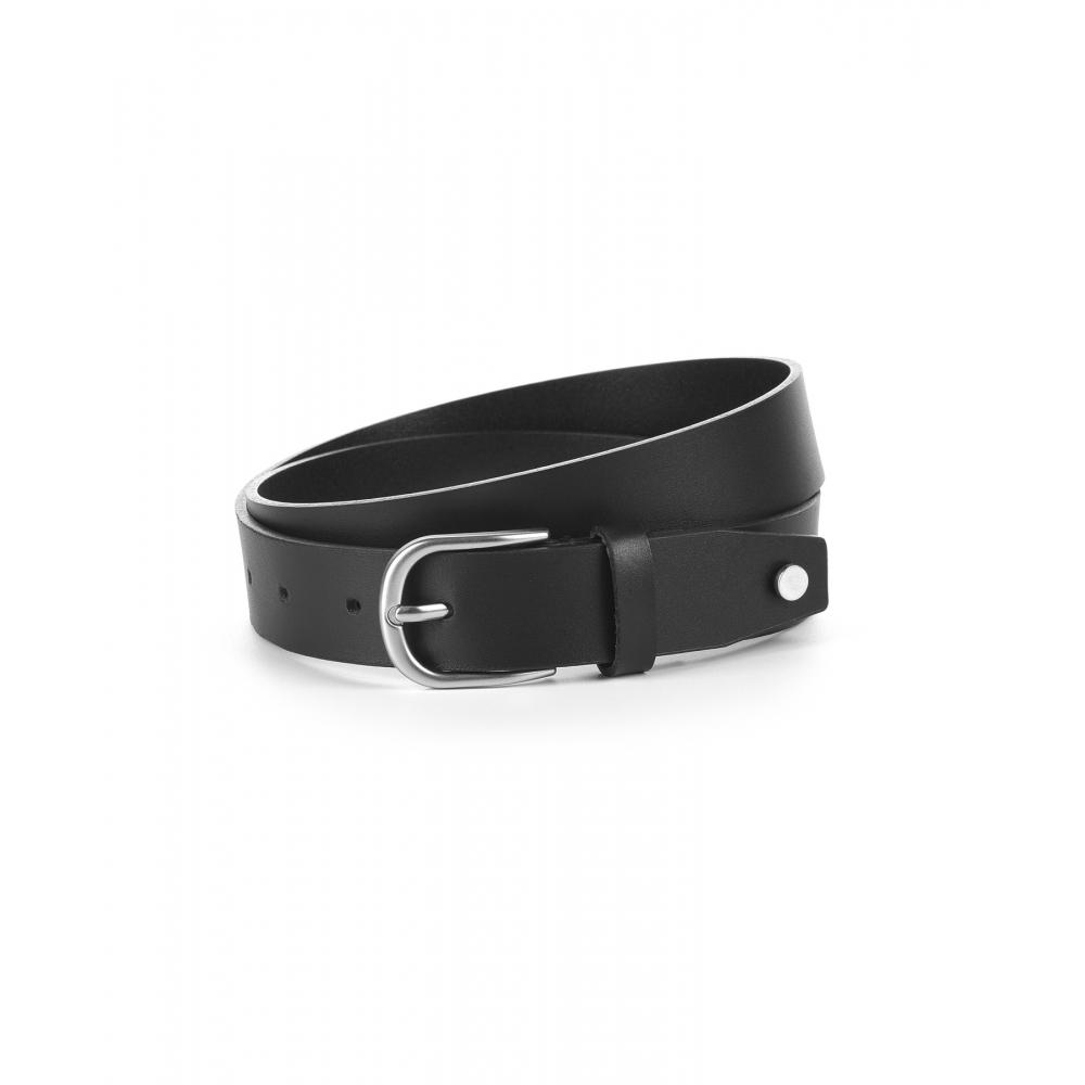 

NICKNICOLE Minimal Leather BeltBlack