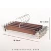 JINGRUIXIANG Wooden Pants Hangers (Set of 10)