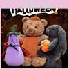 Cute Pumpkin Rabbit Bear Cape Eggplant Halloween Plush Toy Children Gift Holiday