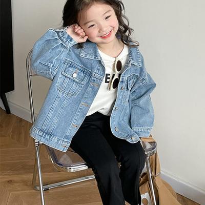 Children's Retro Boys' And Girls' Cowboy Jacket Korean Edition Jacket Top Stylish Children's Clothing