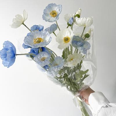 Hohe Qualität Wunderschöne Künstliche Mohn Seidenblumen Kunstblume für Zuhause Hochzeit Salon Party Luxus Dekoration