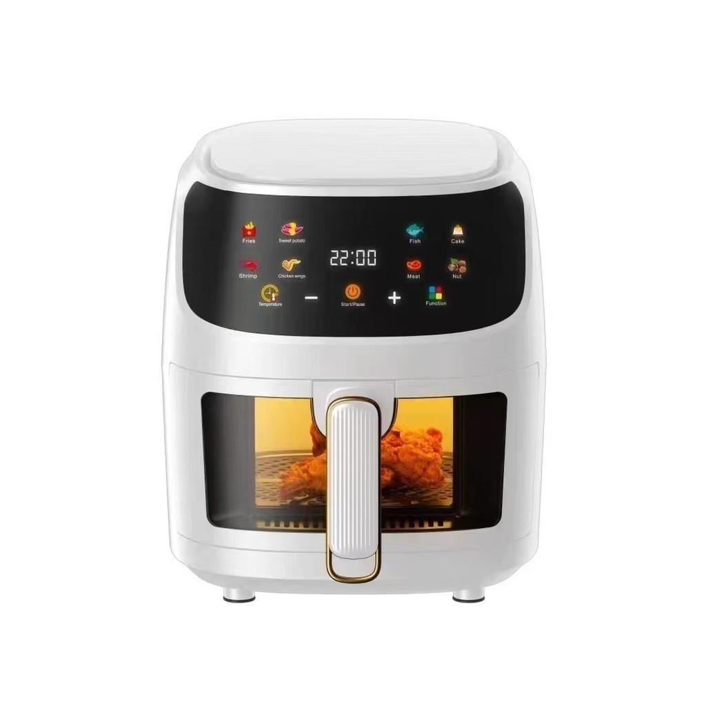 5L Large Capacity New Touch Screen Fully Automatic Overheating Protection Household Air Fryer Multi-function Air Fryer 28*26*32cm