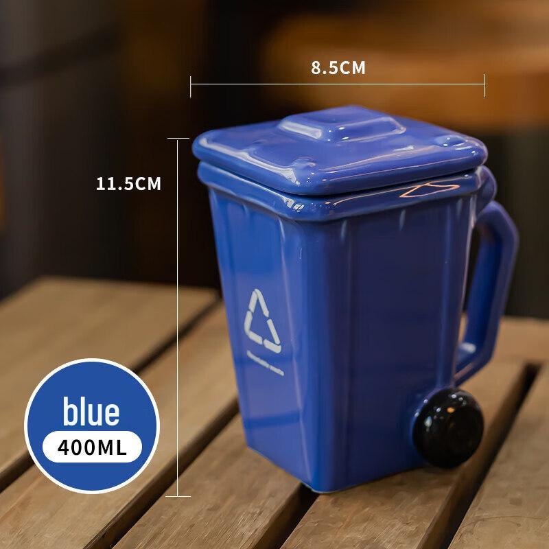 Creative Trash Can Ceramic Mug
