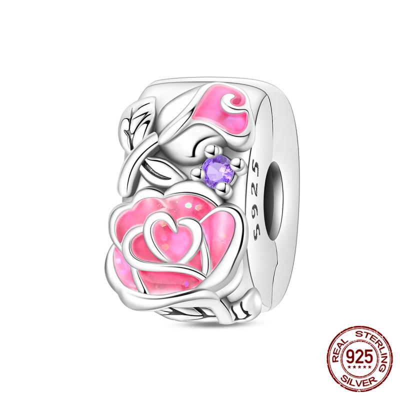 New In Original Charms Copper Love Glow-In-The-Dark Charms Beads Fits 3Mm Original Bracelet For Women Diy Fine Jewelry Gifts