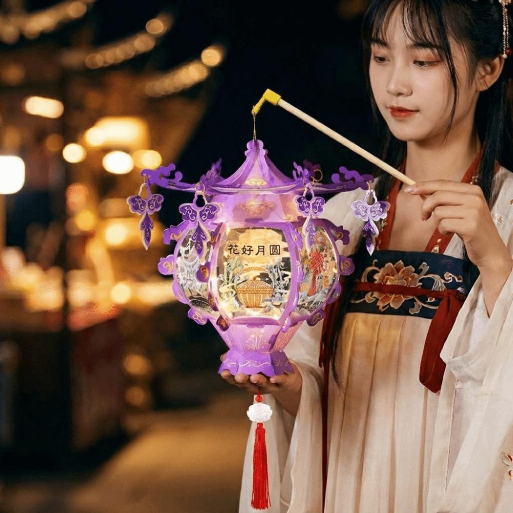 Cartoon Mid-Autumn Festival Luminous Lantern Children Handheld Lantern Lantern Festival