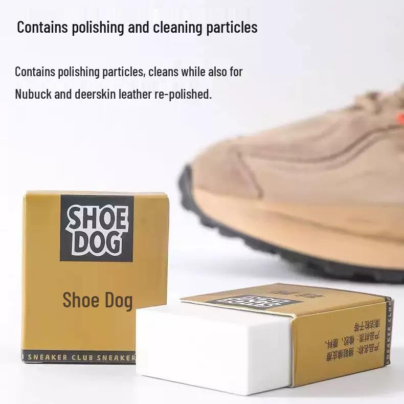 Compact Shoe Cleaning Eraser for Sneakers and Suede - Removes Stains and Keeps White Shoes Bright