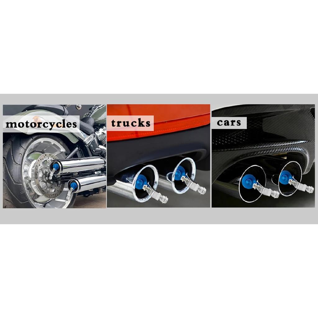 Aluminum Alloy Universal Turbo Sound Exhaust Muffler Pipe Whistle Car, Motorcycle,Truck Roar Maker