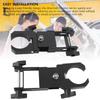 2 Pcs UTV Drive Belt Holder Adjustable Mounting Clamp Steel Universal Belt Mount for 1.52 Inch