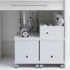 Muji Recycled Polypropylene File BoxStandard Type1 2White Gray Approximately Width 10Depth 32Height 12cm