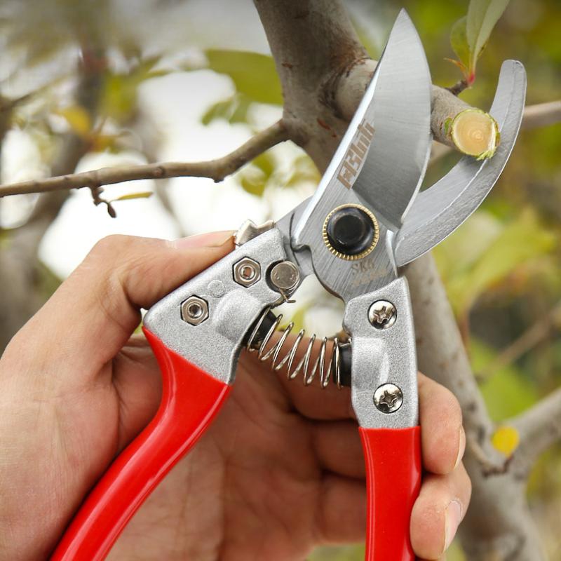 Pruning Shear V8 Garden Bonsai Scissors Garden Shears Massage Handle Root Branch Trim Pruning Tools