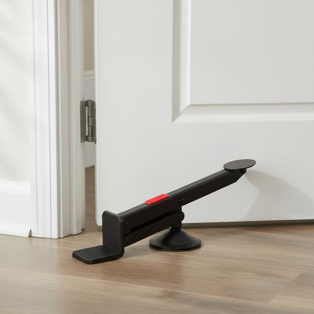 Foot-Operated Door Lifter Multifunctional Wooden Door Installation Tool 360° Rotating Door Panel Elevator Door Quick Install