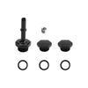 Professional Aluminum Fuel Rail Set Metal Fuel Rail Set with Oil Meter Aluminum Fuel Rail Set for K20 K24 RSX Civic