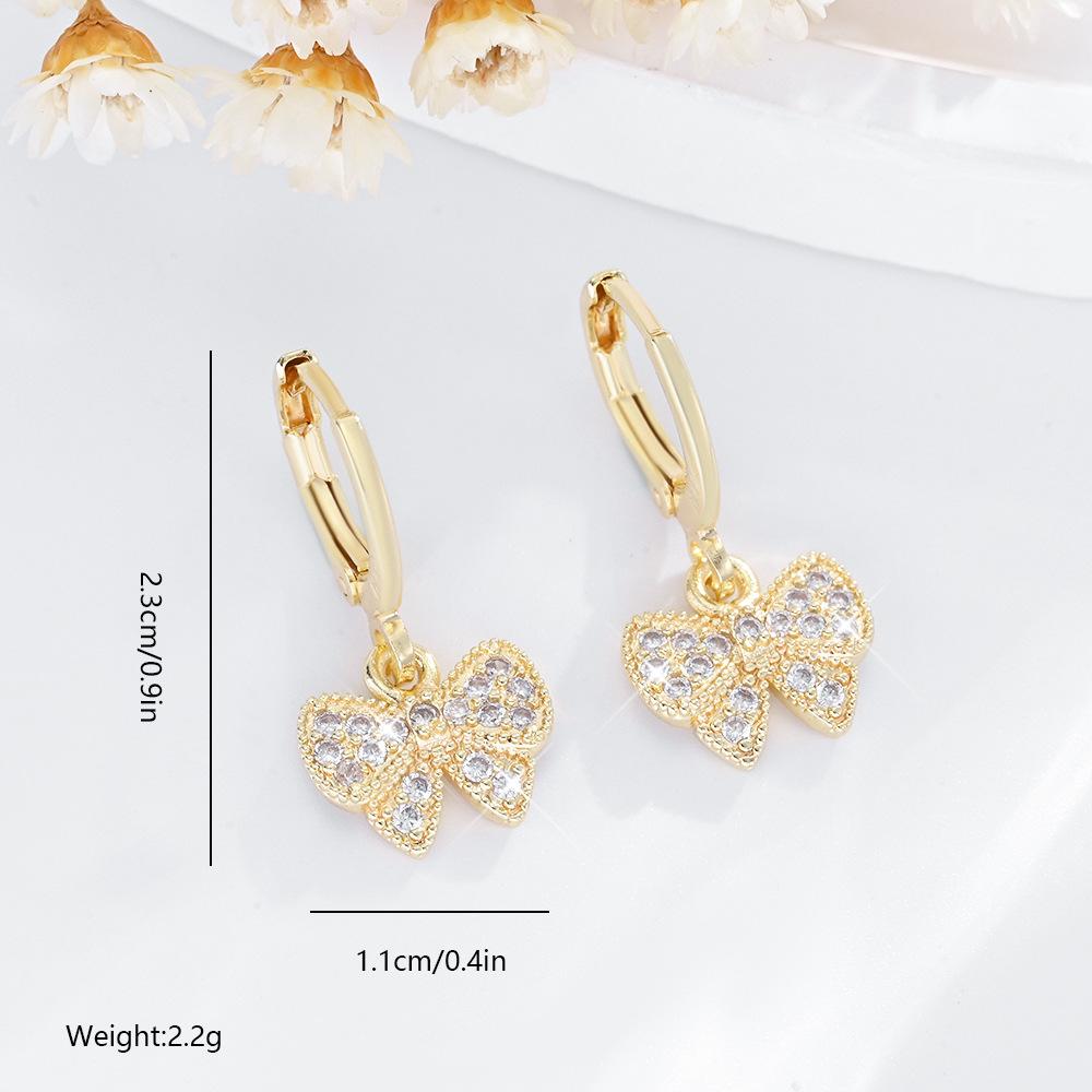 Versatile Gold-Plated Zircon Butterfly Ear Cuffs for Women