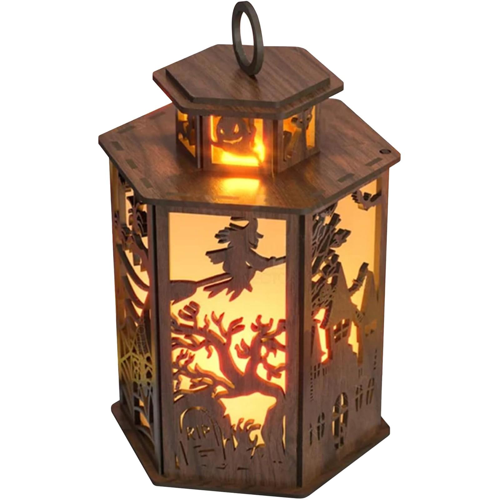 

Хэллоуин Ретро Ручной Подсвечник Украшение (Без учета лампы) One Size