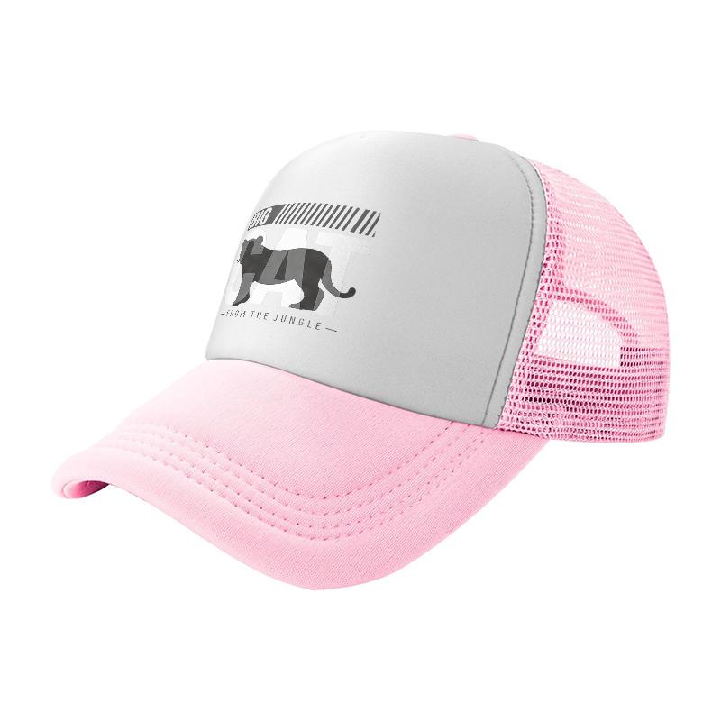 Chapeau de camionneur en maille LION IN THE JUNGLE avec Graphique Animal Audacieux et Design Respirant pour les Aventures en Plein Air