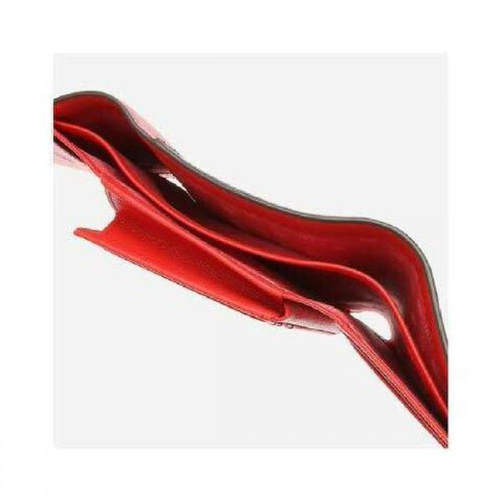 Daks Red Check Color Block 3 Fold Wallet Dcwa3e403r2