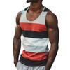 3D Print Colorful Stripes Tank Tops For Man Fitness Sports Tees Summer Casual Fashion Vest Oversized Sports Street Tank Tops