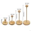 Crystal Ball Display Stand Egg Wooden Stable Baseball Sand Base Sphere Holder for