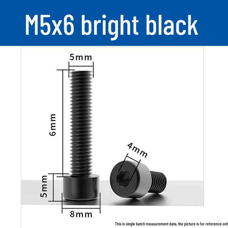 Śruby z łbem walcowym z gniazdem sześciokątnym z anodowanego aluminium M5 - Lekkie, Trwałe, Odporne na zużycie