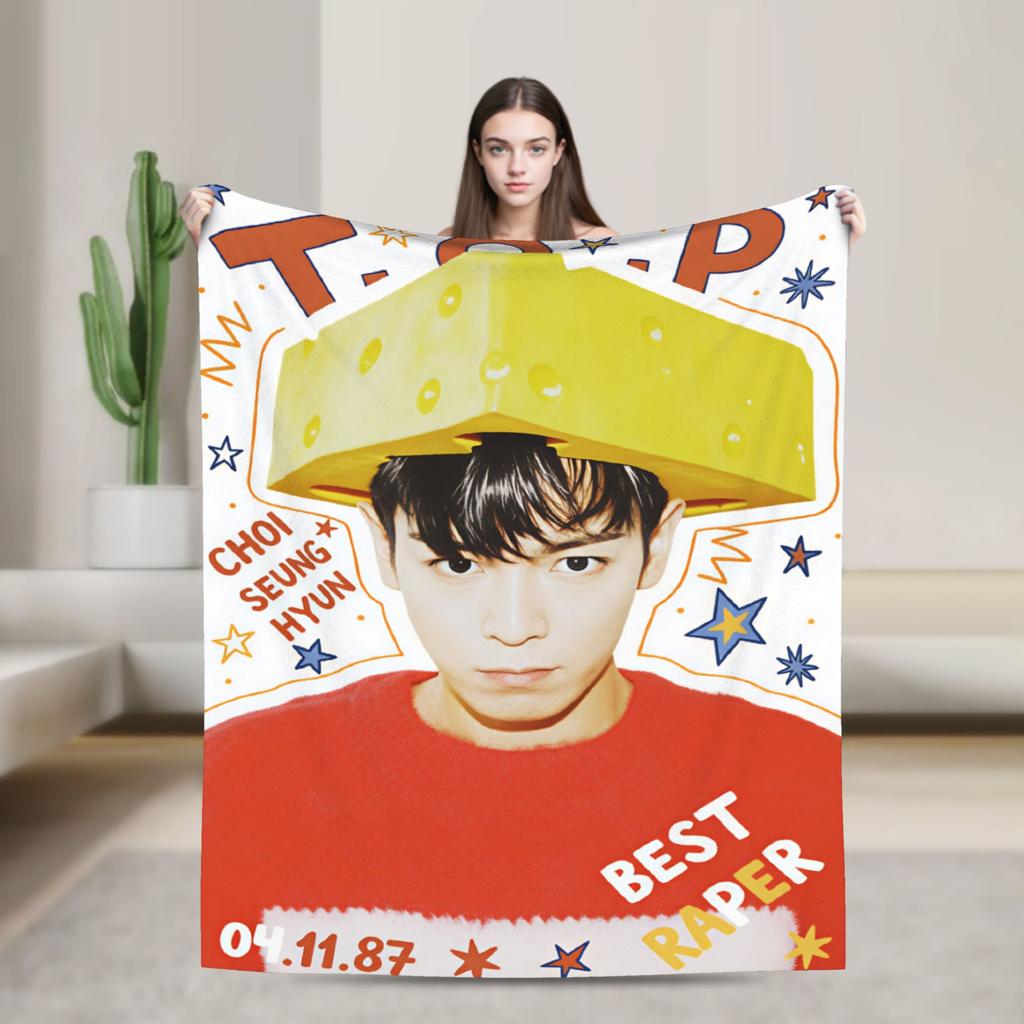 Singer TTAEYANG Blanket Super Soft Comfortable Plush Throw Blanket For Couch Bed Camping Flannel Bedspread Bed Cover