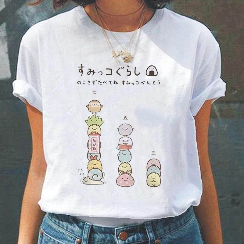 Cartoon Cute Japanesestyle Fashion Women TShirts Harajuku Kawaii Clothes Short Sleeve Summer Tees Casual FeUnisex Tops ONeck