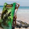 W-World Of Games W-Warcraftes Microfiber Printed Beach Towel Mountain Climbing Yoga Beach Swimming Running Absorbent Soft Towel