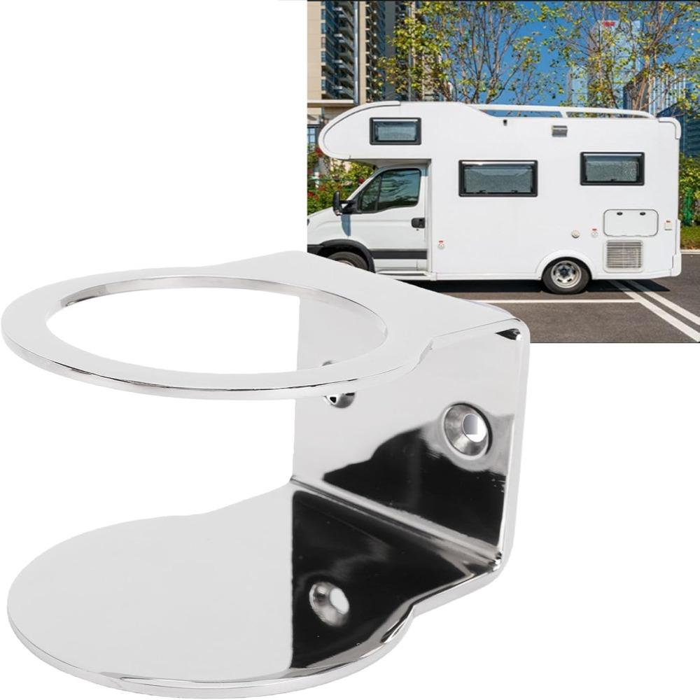 Silver Boat Cup Holder 316 Stainless Steel Marine Beverage Holder For Yachts