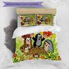 KRTECEK 3pcs Bedding Set Duvet Cover Closure Includes 1 Duvet Cover & 2 Pillowcases for All Seasons Bedroom Home Dorm Decor