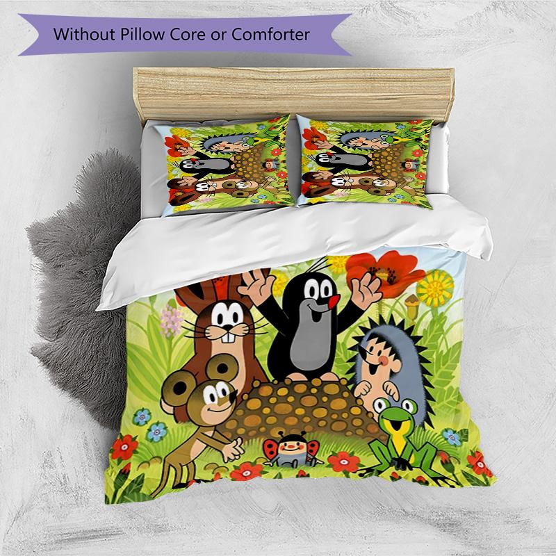 KRTECEK 3pcs Bedding Set Duvet Cover Closure Includes 1 Duvet Cover & 2 Pillowcases for All Seasons Bedroom Home Dorm Decor