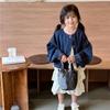 Borsa Secchiello in Denim Vintage per Bambini e Donne Borsa a Tracolla Casual di Design