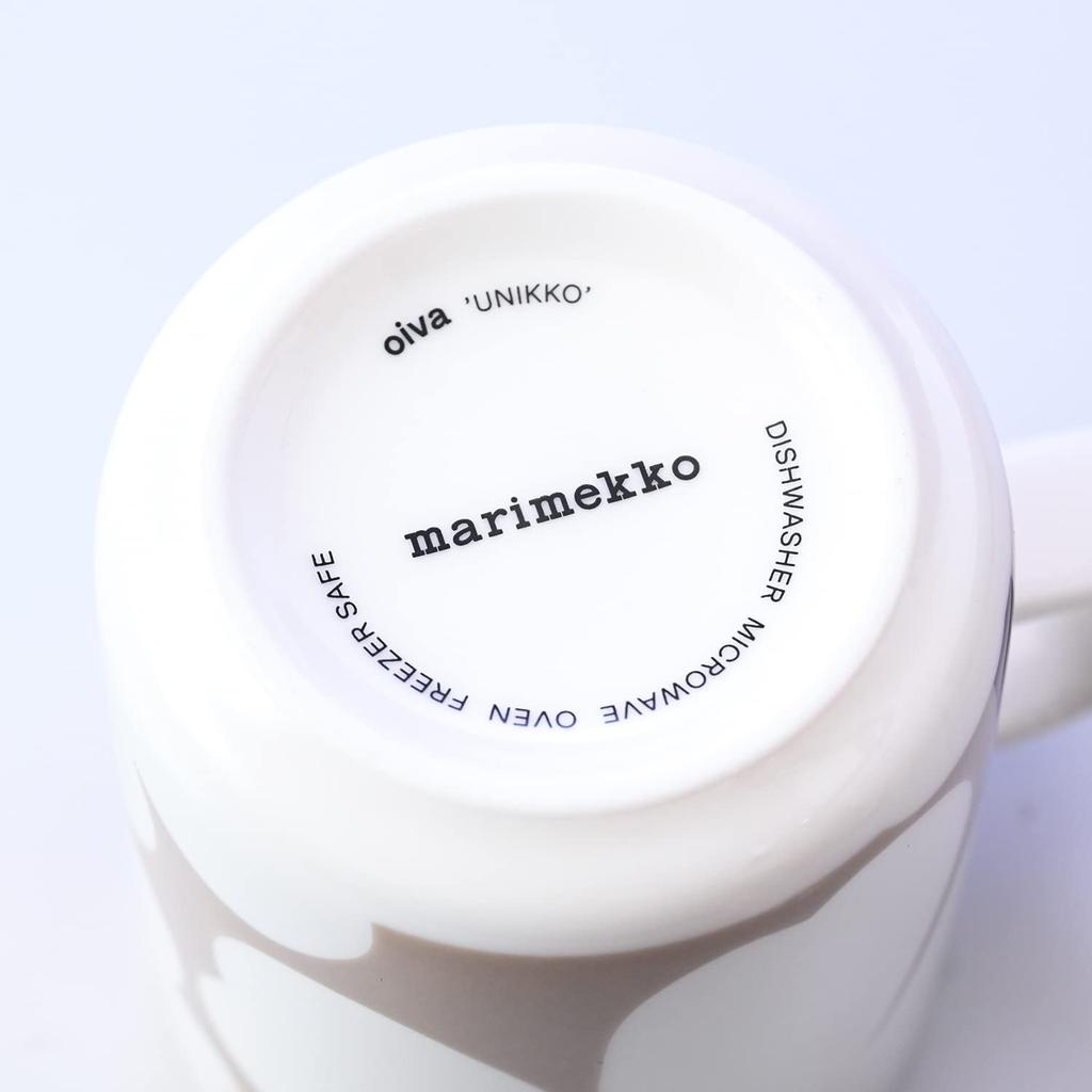 MARIMEKKO Fall UNIKKO Clay and 71830 183 Mug, 2022, 250ml, White, [Used]