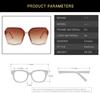 Square Retro Sunglasses Women Men Brand Designer Vintage Sun Glasses Female Male Classic Eyewear Frame Mirror