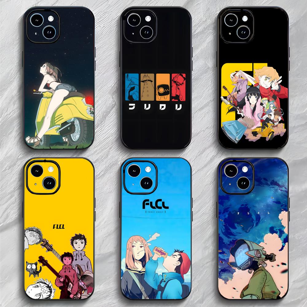 Anime F-FLCL F-First Love Cyber Love Phone Case Phone Case Soft Packaging Lightweight For iPhone17 16 15 14 13ProMax