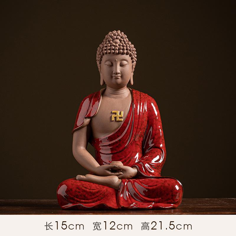 Tathagata Buddha Statue Sakyamuni Buddha Statue Customized Incense Porch Home Decor Buddha Sculpture FENG SHUI Home Decor