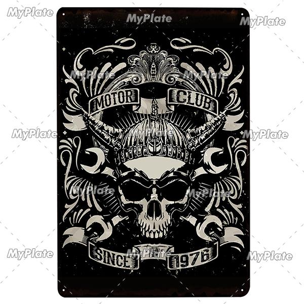 Motorbike Metal Sign Vintage Plaque Tin Sign Wall Decor For Garage Plate Crafts Art Ride Or Die Poster Gift Custom Drop Shipping