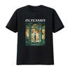T-shirt Noir Coton Lourd Vtg In Flames Whoracle Taille Unique Design Rock Metal Vintage Élégant Respirant