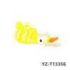 Colorful Cute Glass Duck Mini Figurine Craft Ornament Easter Animal Tiny Statues Home Table Micro Fairy Garden Decor Accessories