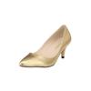 Spring Sexy Crocodile Pattern Women Pumps Gold Platform Pointed Toe Shallow Party High Heels Ladies Office Wedding Shoes