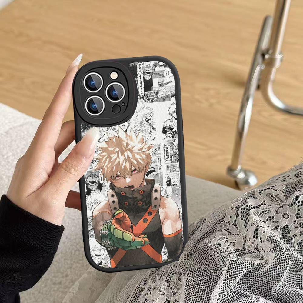 

Чехол для телефона My H-Hero Academia D-Deku для iPhone 16 15 14 13 12 11 Pro Max Plus Мягкий кожаный чехол iphone 13promax
