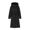 Thickened long over-knee down cotton-padded jacket, winter new waist and thin cotton-padded jacket