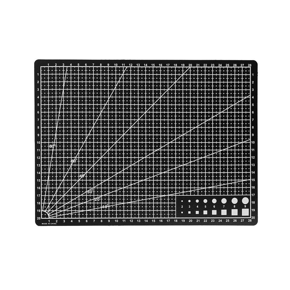 Durable 1Pcs Manual Leather Craft Tool Cutting Mat Engraving Patchwork Sewing Cutting Board A3 A4 A5 PVC Workbench Pad Home DIY