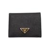 Prada 1MV204_QHH_F0002 Bifold Wallet Black Safiano Women