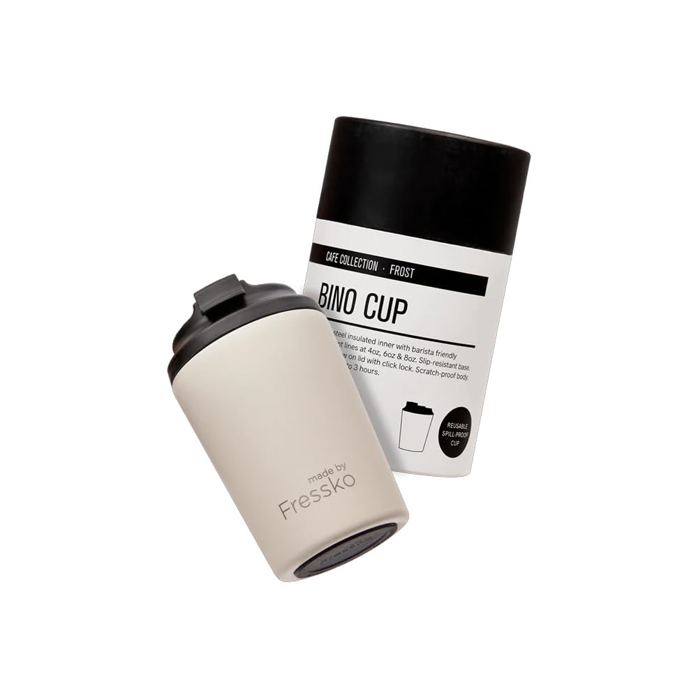 

Сделано Fressko Bino Тамблер для сохранения кофе вкусным надолго, герметичный, / (Мороз)