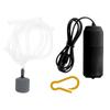 Mini Silent Usb Oxygen Pump Fish Tank Bubbler Aquarium Air Pumps Accessories Portable Small Aerator Premium Material Black Color