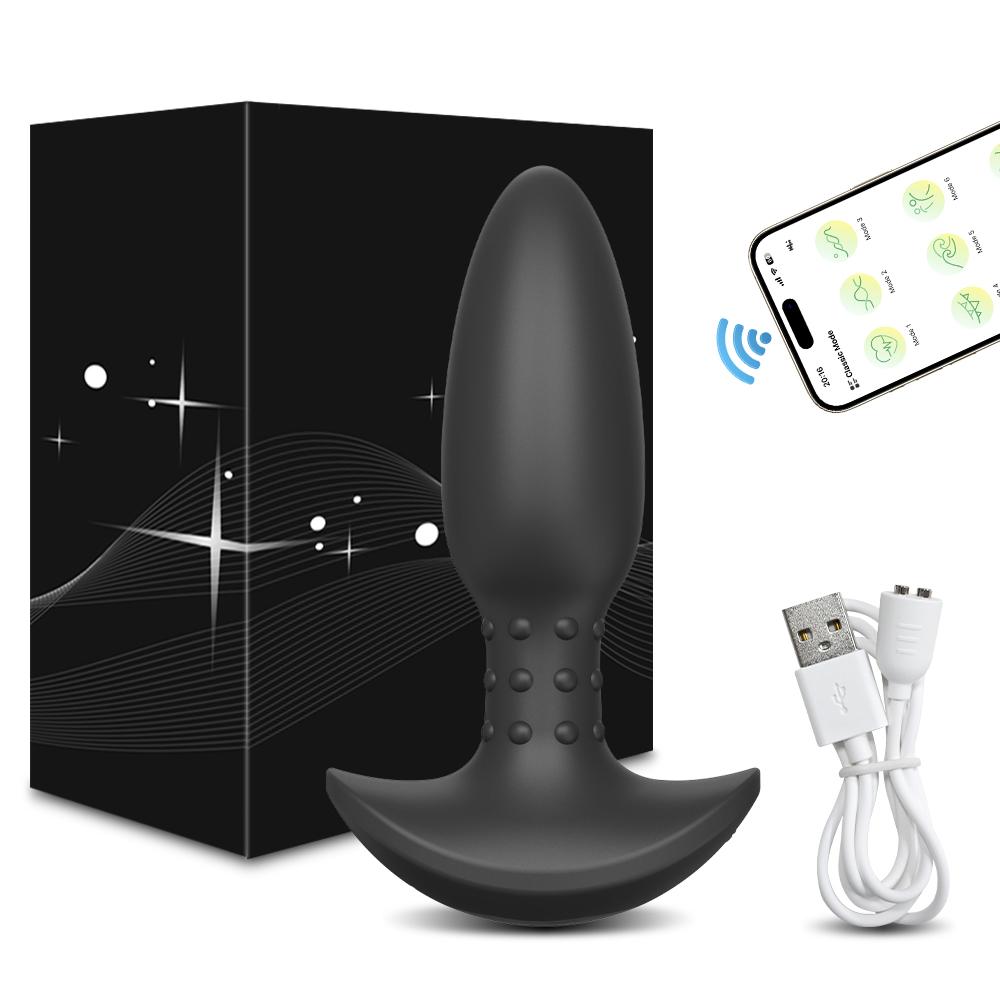 APP 360° Rotation Vibrating Anal Plug Butt Plug Sex Toys for Men Prostate Massager Anal Vibrator Sex Toy for Male Women