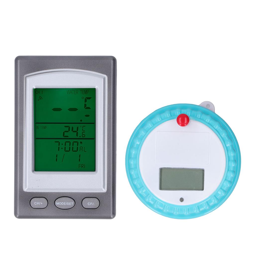 Poolthermometer Drahtlos Fernbedienung Digitales Poolthermometer für Badewasser Spas Whirlpools