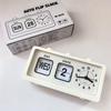Retro Loud Bell Alarm Clock with Night Light - Silent Bedside Clock, Creative Gift for Students and Bedroom Decor