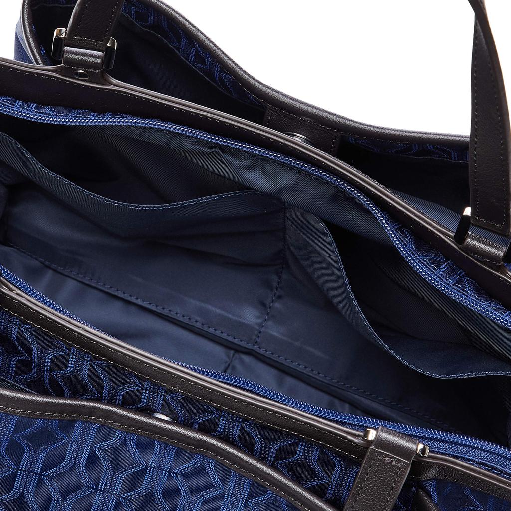 Monogramm Serie Quadratische Tragetasche Marineblau [Isaac] 2-Wege Y92-05-02