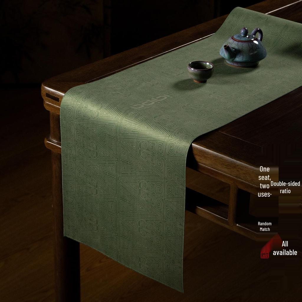 Aiqipa Flying Horse Chinese Table Runner & Waterproof Tea Mat